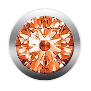Christina Design London Collect gemstone, Orange sapphire
